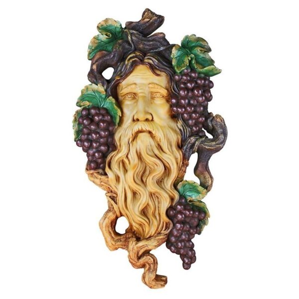 Design Toscano EU1003 12 1/2 God of the Grape Harvest Plaque