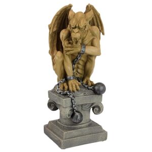 Design Toscano EU1026 7 Inch Ball and Chain Gargoyle Statue