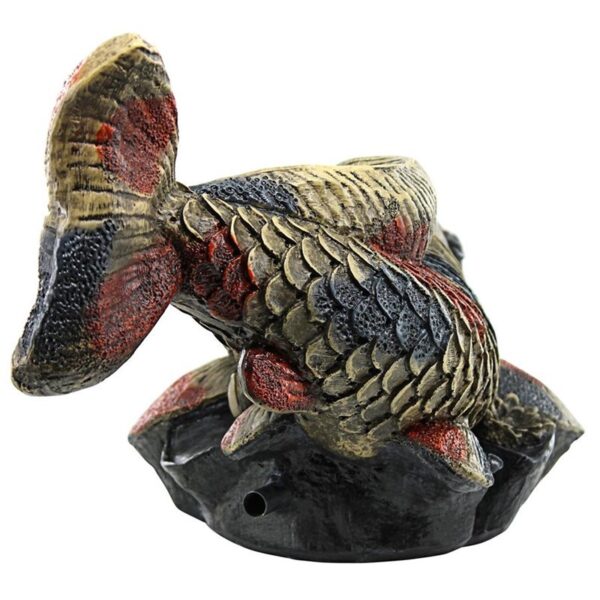 Design Toscano EU1046 16 Inch Showa Asian Koi Spitter Piped Statue