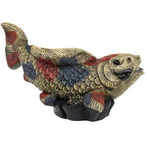 Design Toscano EU1046 16 Inch Showa Asian Koi Spitter Piped Statue