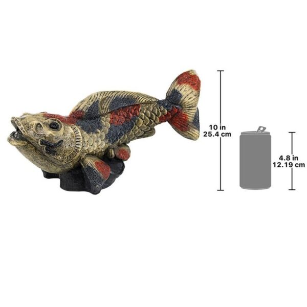 Design Toscano EU1046 16 Inch Showa Asian Koi Spitter Piped Statue