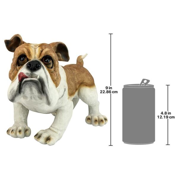 Design Toscano EU1071 11 1/2 Inch Winston the British Bulldog Statue