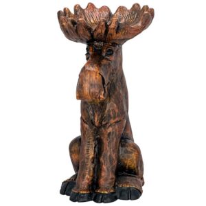 Design Toscano EU1380 9 Inch Cabin Fever Moose Garden Statue