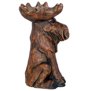 Design Toscano EU1380 9 Inch Cabin Fever Moose Garden Statue