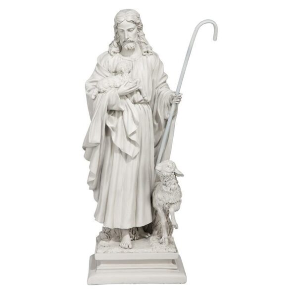 Design Toscano EU1785 12 Inch Jesus the Good Shepherd Large