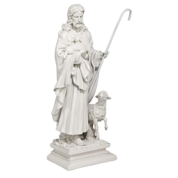 Design Toscano EU1785 12 Inch Jesus the Good Shepherd Large