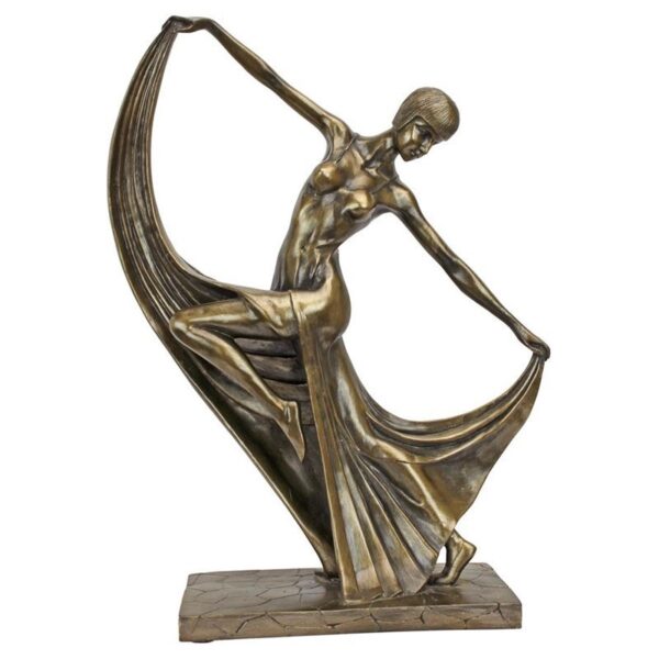 Design Toscano EU2156 10 1/2 Inch Mistress of the Dance Art Deco Statue