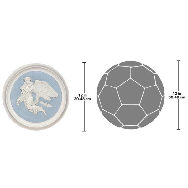 Design Toscano EU31512 12 Inch Night Roundel Plaque by Thorvaldsen