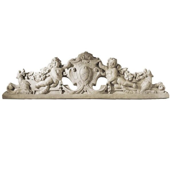 Design Toscano EU31668 37 Inch Devonshire Wall Pediment