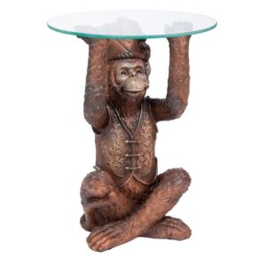 Design Toscano EU31691 16 Inch Moroccan Monkey Business Table