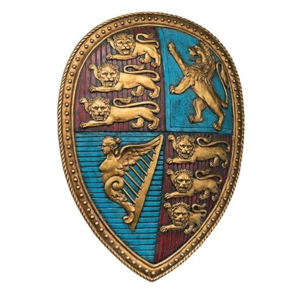 Design Toscano EU32189 18 Inch Queen Victorias Coat of Arms Shield