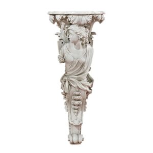 Design Toscano EU335712 11 1/2 Inch French Baroque Caryatid Facing Left