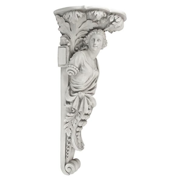 Design Toscano EU335712 11 1/2 Inch French Baroque Caryatid Facing Left