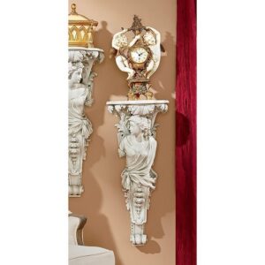 Design Toscano EU335712 11 1/2 Inch French Baroque Caryatid Facing Left