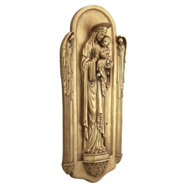 Design Toscano EU34562 8 Inch Il Virgin Benedetto Di Turin Plaque