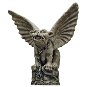 Design Toscano EU35033 16 1/2 Inch Chained Cathedral Gargoyle Statue