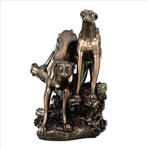 Design Toscano EU4717 16 Inch Ahead of the Pack Greyhound Sculpture