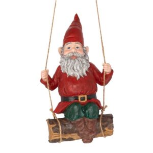 Design Toscano EU5795 8 1/2 Inch Sammy the Swinging Gnome