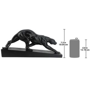 Design Toscano EU6104 16 1/2 Inch Art Deco Panther on the Prowl Statue