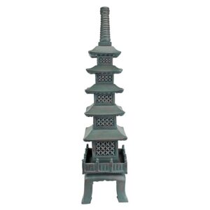 Design Toscano EU7430 6 1/2 Inch Nara Temple Garden Pagoda Statue