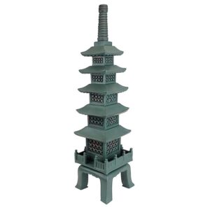 Design Toscano EU7430 6 1/2 Inch Nara Temple Garden Pagoda Statue