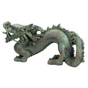 Design Toscano EU9306 21 Inch Medium Asian Dragon of the Great Wall