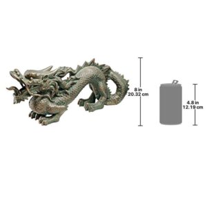 Design Toscano EU9306 21 Inch Medium Asian Dragon of the Great Wall