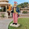 Design Toscano EU9341 14 1/2 Inch Uncle Sam Butler Table