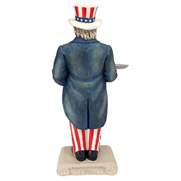 Design Toscano EU9341 14 1/2 Inch Uncle Sam Butler Table