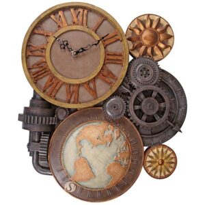 Design Toscano EU9348 21 1/2 Large Gears of Time Clock