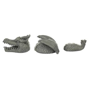 Design Toscano EU9362 18 1/2 Inch The Moat Monster Dragon Statue