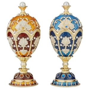 Design Toscano FH10761 Pavlousk 2 1/2 Inch Constantine Enameled Egg