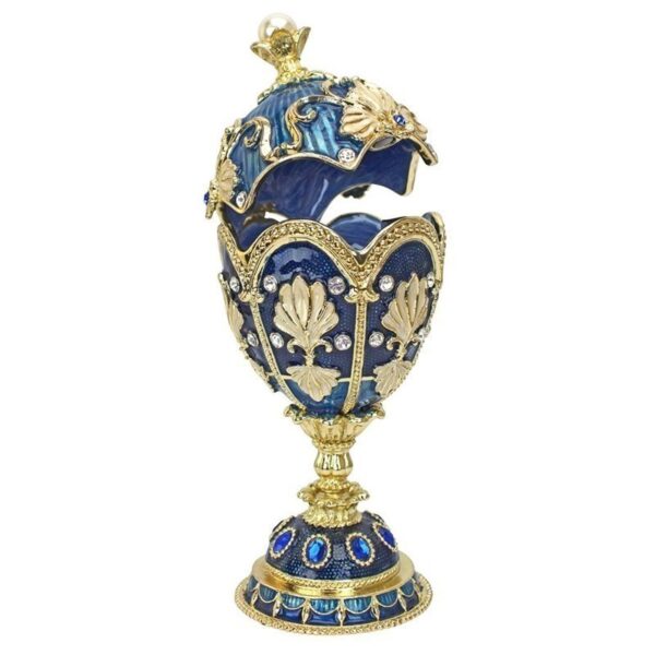 Design Toscano FH10762 Pavlousk 2 1/2 Inch Nikolayevich Enameled Egg