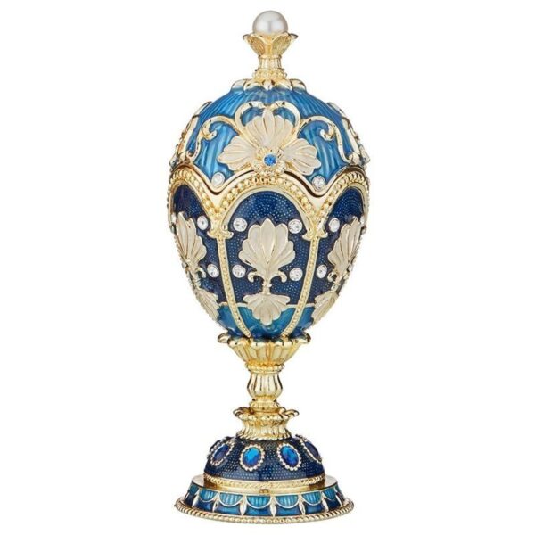 Design Toscano FH10762 Pavlousk 2 1/2 Inch Nikolayevich Enameled Egg