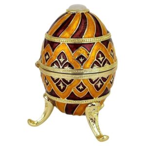 Design Toscano FH1341 2 1/2 Inch Feodorovna Enameled Egg