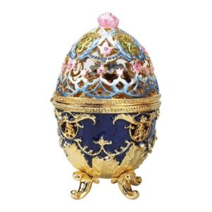 Design Toscano FH1364 3 1/2 Inch Hummingbird Enameled Egg