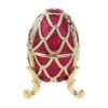 Design Toscano FH8777 3 Inch Rouge Trellis Egg