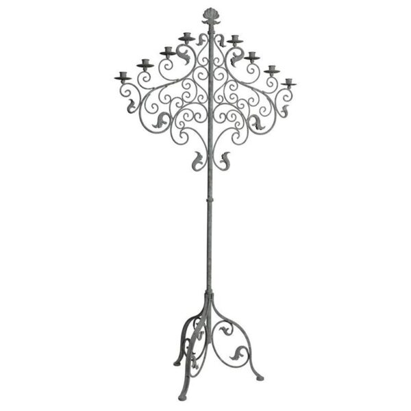 Design Toscano FU68340 29 1/2 Inch Castle Vecchio Floor Candelabra