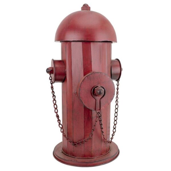 Design Toscano FU68858 9 Inch Medium Metal Replica Fire Hydrant