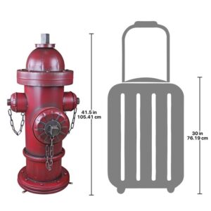 Design Toscano FU82351 20 1/2 Inch Giant Fire Hydrant