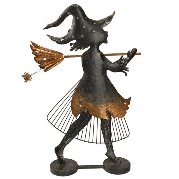 Design Toscano FU82955 20 1/2 Inch Bewitched Blaise Metal Witch Silhouette Statue