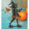 Design Toscano FU82955 20 1/2 Inch Bewitched Blaise Metal Witch Silhouette Statue