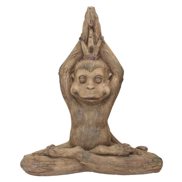 Design Toscano FU83361 20 1/2 Inch Monkey Mantra Zen Animal Statue