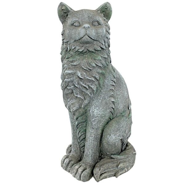 Design Toscano FU84643 12 Inch King Olav V Norwegian Forest Cat Statue