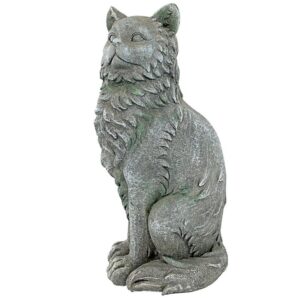 Design Toscano FU84643 12 Inch King Olav V Norwegian Forest Cat Statue