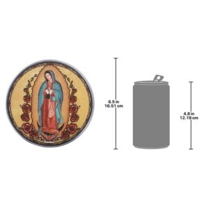 Design Toscano GM1023 6 1/2 Inch Our Lady of Guadalupe Art Glass