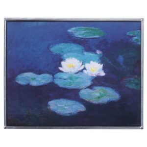 Design Toscano GM1103 9 Inch Monets Water Lilies 1889 Art Glass