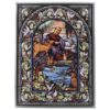 Design Toscano GM1203 7 Inch St Francis of Assisi Art Glass