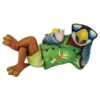 Design Toscano HF308512 9 1/2 Inch Just Chillin Tiki Parrot Statue