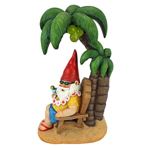 Design Toscano HF330732 10 Inch Beach Comber Gnome Dude Garden Statue